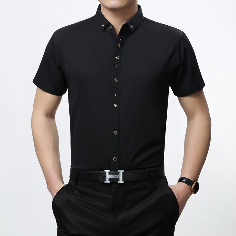 2015 brands short sleeve casual beach man shirt - TiaNex