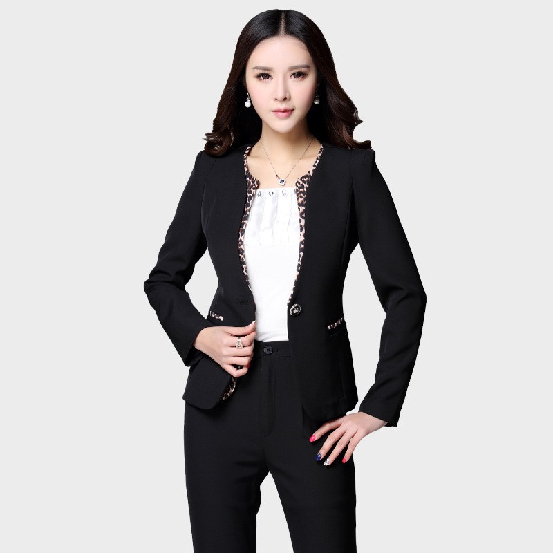 secretary clerk office lady pant suit - TiaNex