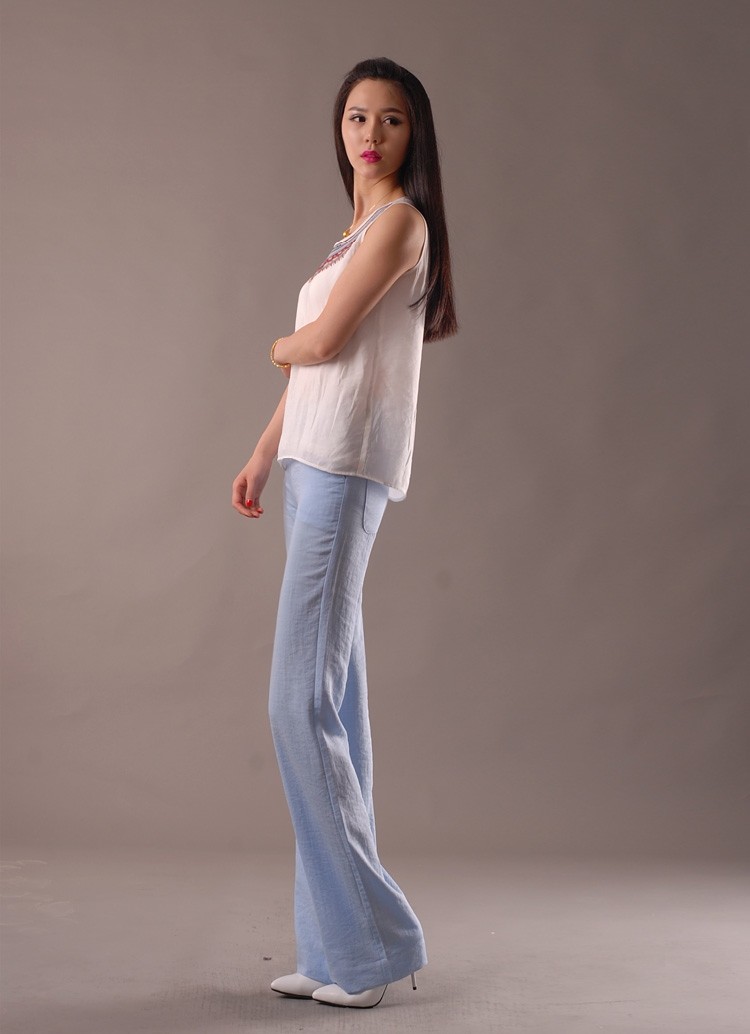 exclusive new fashion casual fashion trend young  women flare pant