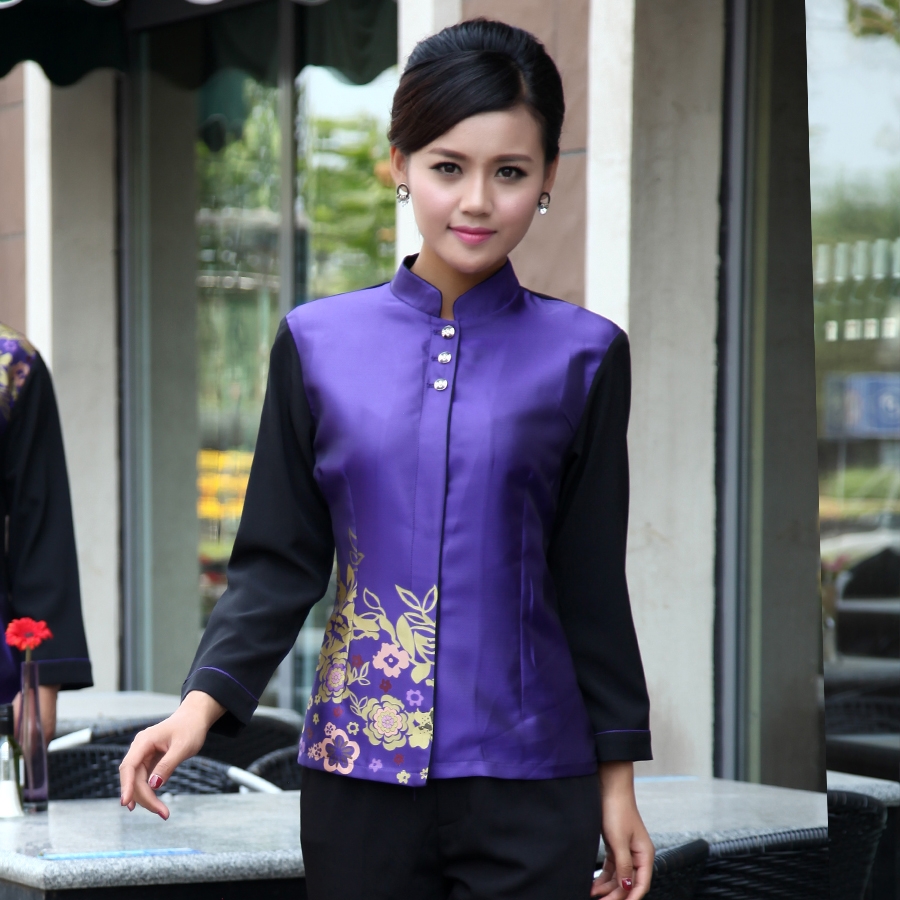 special class Chinese Restaurant waiter waitress uniform coat