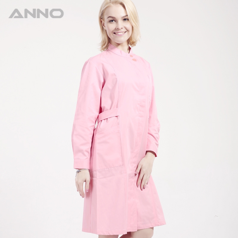 ANNO brand long sleeve female medical coat nurse uniforms