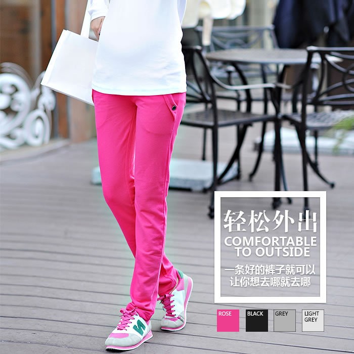 casual household street wear pure cotton maternity pant