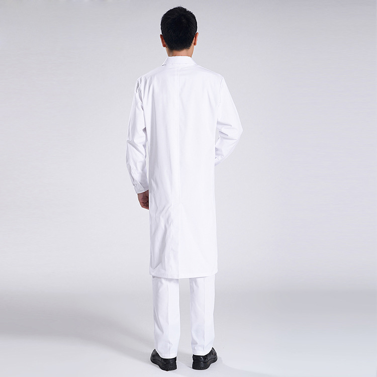 long sleeve medical hospital doctor coat male nurse uniform