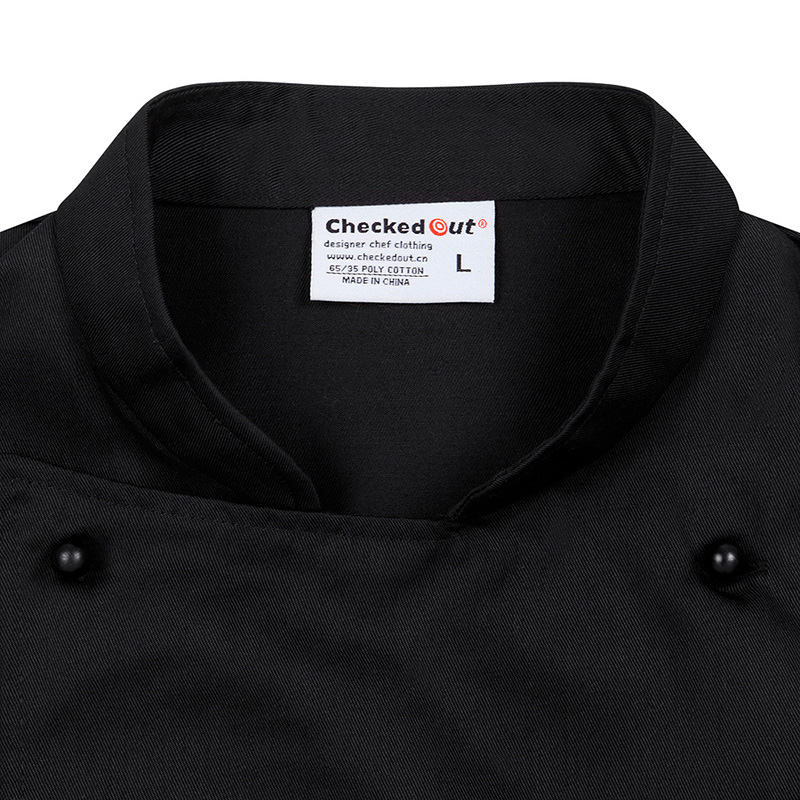 popular reefer collar unisex chef coat for work chef uniforms - TiaNex