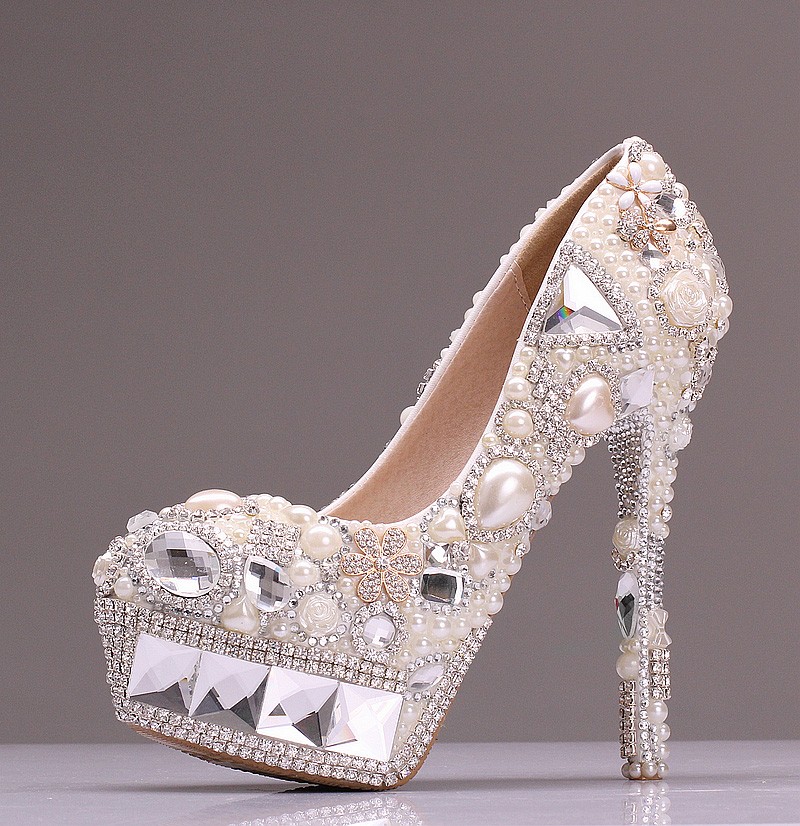 diamond platform great fashion party dance wedding shoes women pump