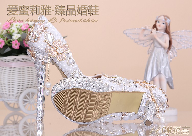 luxury noble great fashion heel wedding shoes party shoes birthday gift