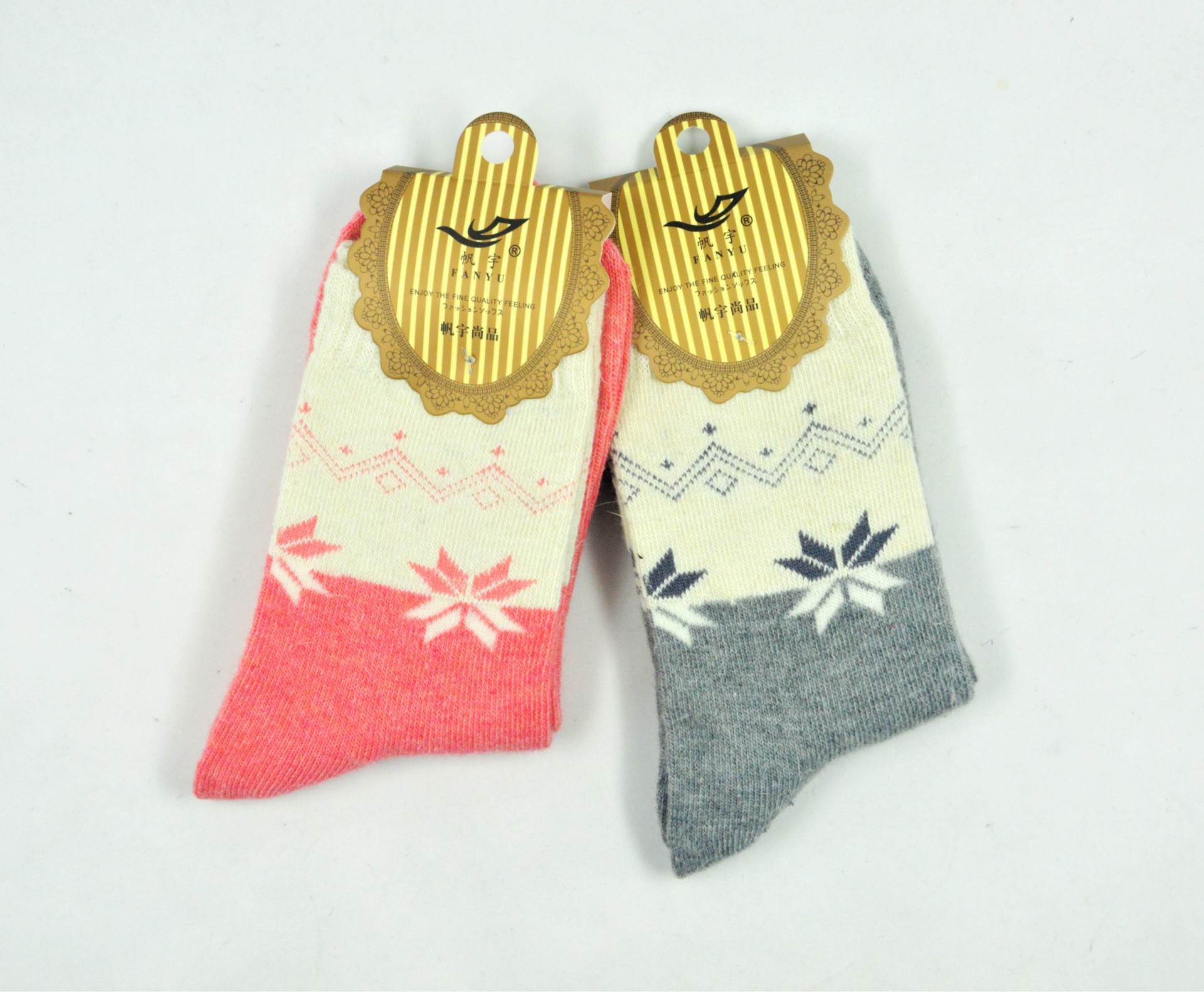 Maple Leaf winter wool women socks