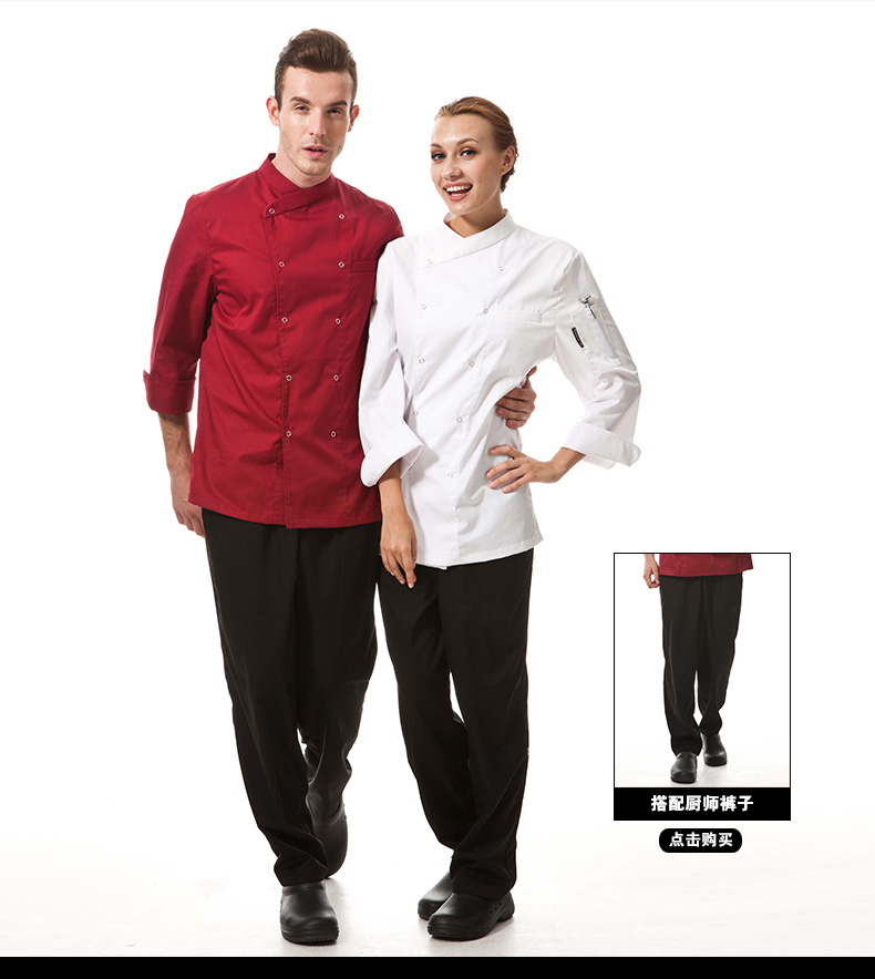upgrade europe design chef jacket chef coat large size - TiaNex