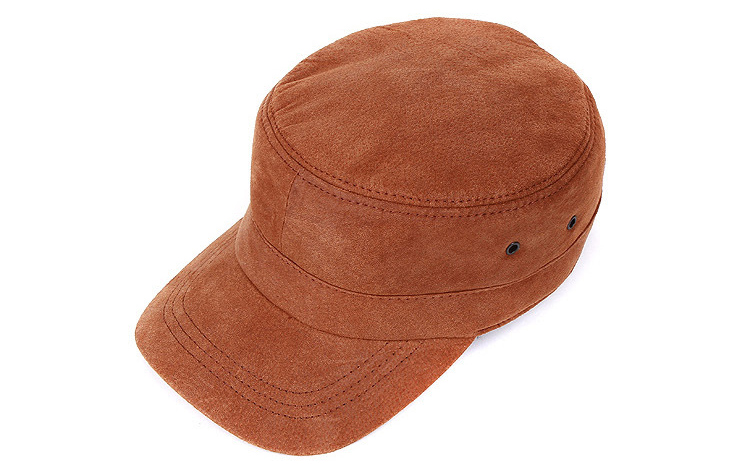 men's leather hat