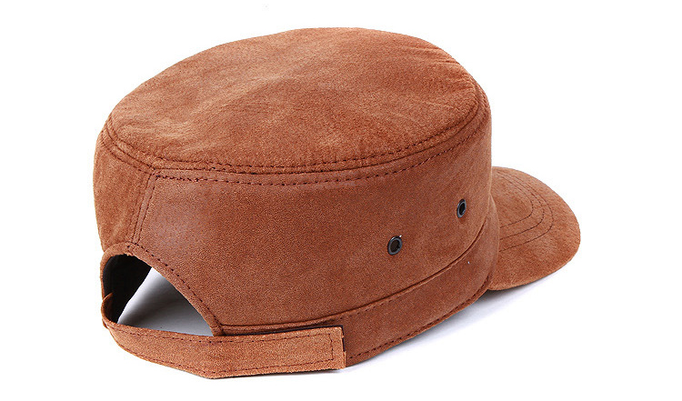 men's leather hat