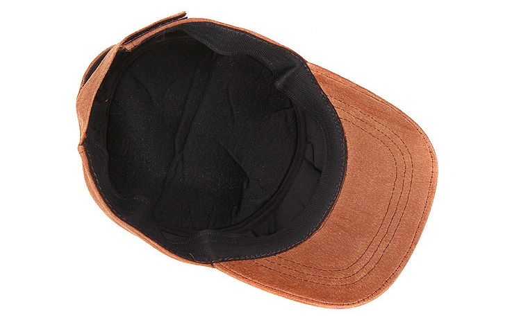 men's leather hat