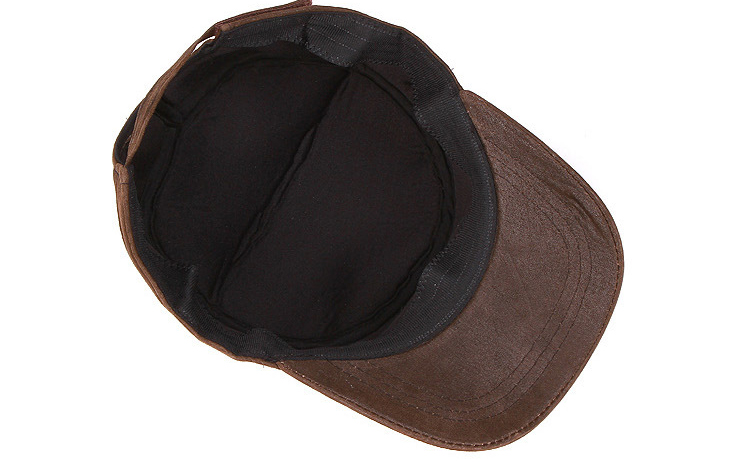 men's leather hat