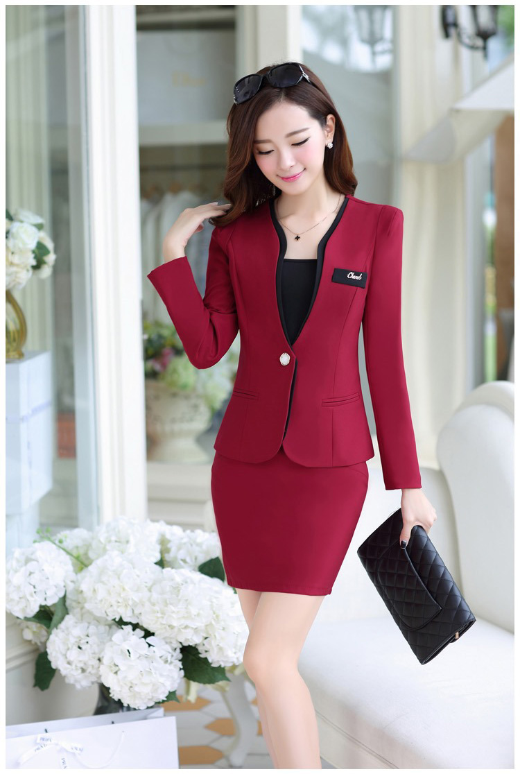 administrative staff secretary OL women career work uniform Factory ...