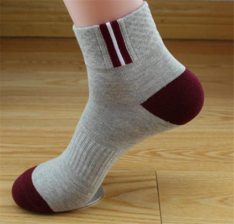 high quality men cotton sports socks
