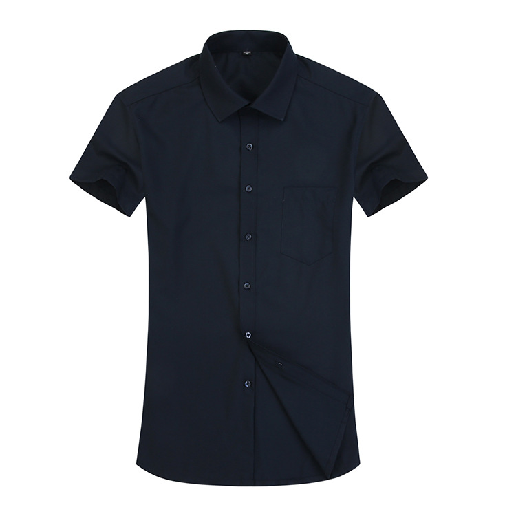 summer gray color short sleeve men shirts - TiaNex