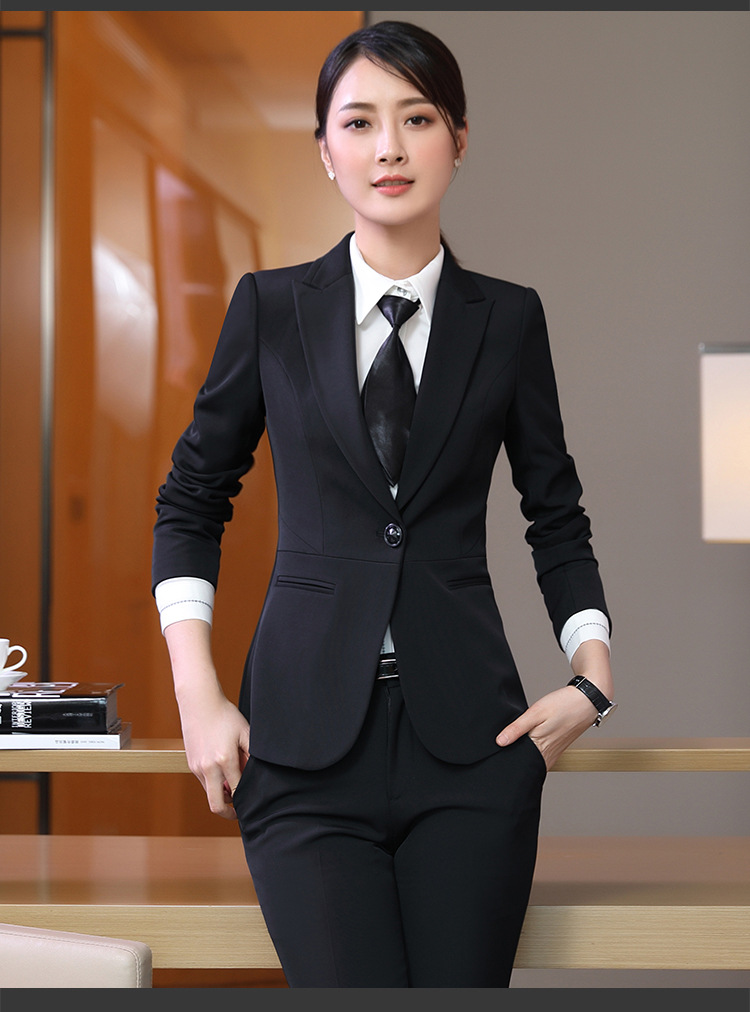 2018 new design wait staff office help desk uniform waitress suits ...