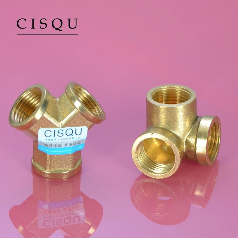 high quality 38-5 copper pipe fittings straight tee y style tee