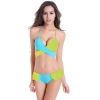 fashion cross patchwork sexy women bikini swimwear