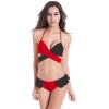 fashion eye-catching patchwork sexy women bikini swimwear