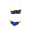 classic wrapped patchwork women bikini swimwear