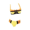 classic wrapped patchwork women bikini swimwear