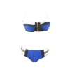 fashion zipper  patchwork women bikini swimear Color color 1