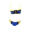 fashion zipper  patchwork women bikini swimear Color color 2