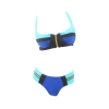 fashion zipper  patchwork women bikini swimear Color color 3