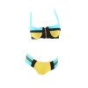 fashion zipper  patchwork women bikini swimear Color color 6