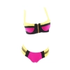 fashion zipper  patchwork women bikini swimear Color color 9