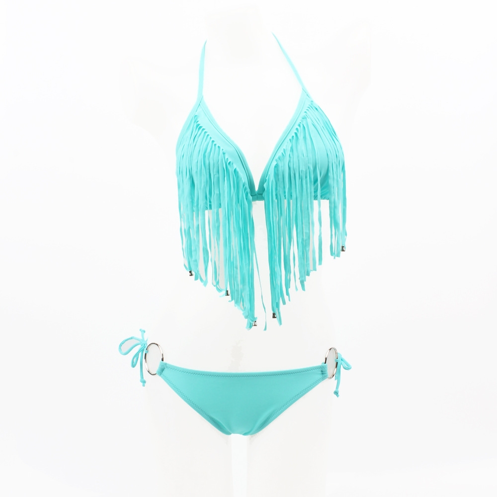 fashion sexy bikini tassel swimear Factory Wholesale