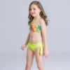 wave colorful water game girl swimwear bikini