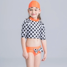 cute dot giraffe design girl swimwear