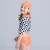 cute dot giraffe design girl swimwear