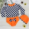 cute dot giraffe design girl swimwear