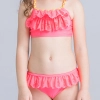 watermelon color girl swimwear two-piece set