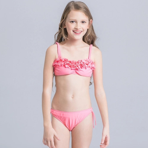 large bow design child girl child swimwear
