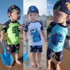 cartoon dinosaur boy swimsuit swimwear