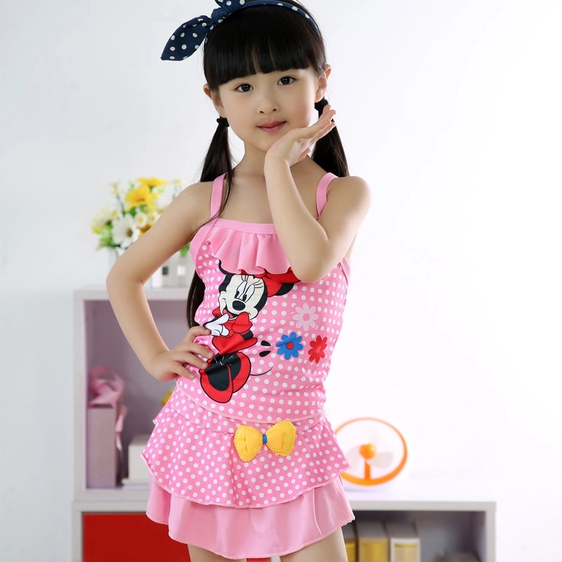 high quality mickey mouse swimsuit for girl