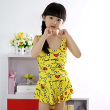 digital cartoon printing kid swimwear spring spa wear