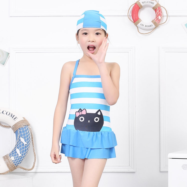 Europe design little girl swimwear swimsuit training swimwear 