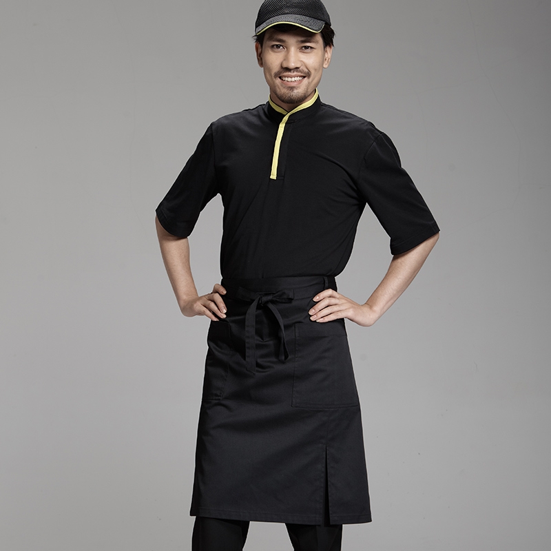 split mid length apron waiter chef apron chef apron