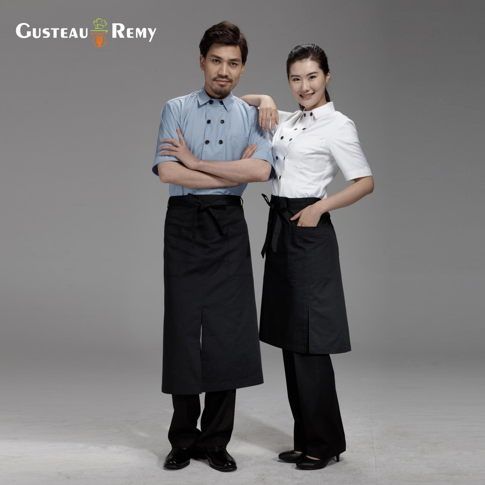 split mid length apron waiter chef apron chef apron