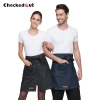 upgraded halter/split denim kitchen chef apron