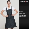 upgrade denim kitchen chef apron Color black halter denim apron