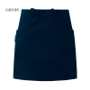 high quality short design apron for chef waiter Color navy apron