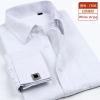hot sale slim stripes print men shirt office uniform Color color 3