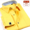 hot sale slim stripes print men shirt office uniform Color color 7