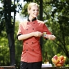 candy color restaurants baker jacket coat uniform Color orange 