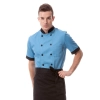 candy color restaurants baker jacket coat uniform Color blue